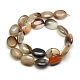 Natural Striped Agate/Banded Agate Oval Bead Strands G-L175C-17-2
