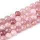 Chapelets de perles aux fraises en quartz naturel G-T108-14-1