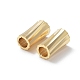 Rack Plating Brass Tube Beads KK-R149-02A-G-3