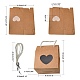 Boîte de papier pliable portable créative CON-L018-D05-8