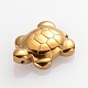 Tortoise Electroplate Non-Magnetic Synthetic Hematite Pendants G-F180-11-2