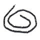Chapelets de perles en spinelle noir naturel G-E569-B09-2