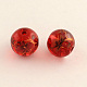 Flower Picture Glass Beads GFB-R003-12mm-01-1