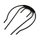 Chignon fabricant de boulettes de fer les cheveux de la tête disque OHAR-R095-37-3