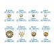 Alloy & Brass Spacer Beads PALLOY-TA0001-50-9