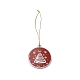 Decoración colgante de acrílico con tema navideño HJEW-G021-01B-2
