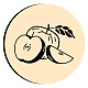 Joint de cire tête de timbre en laiton AJEW-WH0209-445-2