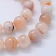 Chapelets de perles en agate naturelle de fleurs de cerisier G-I206-01-10mm-5