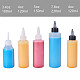Benecreat 12 confezione flaconi di erogazione in plastica da 4 once con tappo a rotazione nero DIY-BC0009-09-7