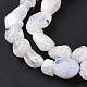 Brins de perles de pierre de lune arc-en-ciel naturel G-A208-12-5
