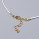 (Jewelry Parties Factory Sale)Natural Tourmaline Pendant Necklaces NJEW-P245-B-G-5