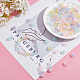 SUNNYCLUE 1 Box 400Pcs 6 Color Transparent Flower Beads Acrylic Flowers Bead Frosted Beads Blossom Spacer Loose Bead for Jewellery Making Necklaces Bracelet Earrings Women Adults DIY Craft Supplies TACR-SC0001-14-3