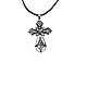 Halskette mit Kreuzanhänger aus Zinklegierung VJ0126-09-1