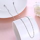 925 Sterling Silver Chain Necklaces NJEW-BB30123-20-3