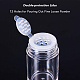 Benecreat 12 paquetes de frascos de botellas de polvo suelto de vidrio pequeño recipientes de brillo con tamiz DIY-BC0002-35-4