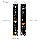 Halloween Hanging Polyester Sign for Home Office Front Door Porch Welcome Decorations HJEW-WH0011-20C-2