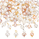 Nbeads 80pcs 4 estilos encantos de perlas de agua dulce cultivadas naturales PEAR-NB0002-24-1