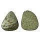 Natürliche Pyrit-Cabochons mit flacher Rückseite G-D067-03-2