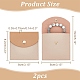 Microfiber Jewelry Storage Bags ABAG-WH0032-52-2