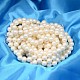 Redondo shell hebras de abalorios de perlas BSHE-L011-6mm-A013A-2