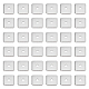 UNICRAFTALE about 100pcs 6mm Square Spacer Beads 1.2mm Small Hole Stainless Steel Loose Beads Metal Spacer Beads Smooth Surface Beads Finding for DIY Jewelry Making Stainless Steel Color STAS-UN0008-19P-1