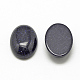 Cabochons en pierre bleue synthétique X-G-R415-13x18-34-2
