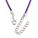 Вощеный шнур ожерелье материалы NCOR-T001-06-3