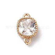 Подвески из латуни и прозрачного стекла KK-C062-102G