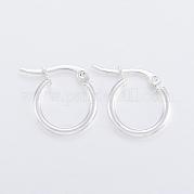 Серьги-кольца из нержавеющей стали 304 EJEW-H327-01B