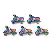 Colgantes de aleación de color arcoíris PALLOY-S180-262-NR