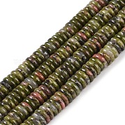 Природные Unakite бисер нитей G-Q159-B15-01