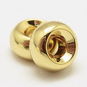 Латунные проставки круглые бусины KK-P130-112G-NR