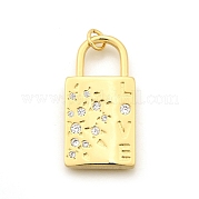 Латунные микро проложить кубического циркония подвески KK-K401-30G