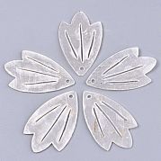 Подвески из натуральных ракушек Capiz SHEL-N026-108
