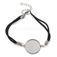 Creazione di braccialetti con doppio cordino in finta pelle scamosciata&nbsp;STAS-M084-10P-06
