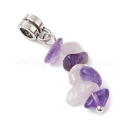 10 pz 10 stili misti di pietre preziose perline pendenti europei&nbsp;PALLOY-JF03257