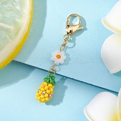 Decorazioni pendenti con frutti in perline di vetro&nbsp;HJEW-MZ00152