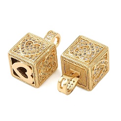 Латунные микро проложить кубического циркония подвески&nbsp;KK-F919-10A-G