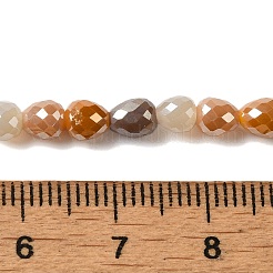 Fili di perle di vertro placcato&nbsp;GLAA-B013-01G