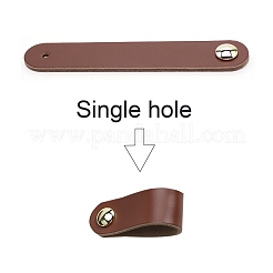 Poignée en cuir&nbsp;DIY-WH0182-19A