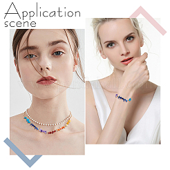 48 шт. 8 стиля подвески-соединители из натуральных и синтетических драгоценных камней&nbsp;PALLOY-GO00058