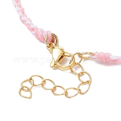 Pulseras con dijes de cuentas de turquesa sintética teñidas con estrellas de mar y tortugas&nbsp;BJEW-MZ00257-01
