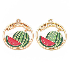 Подвески из эмали и сплава&nbsp;LS-ENAM-S126-104-NR