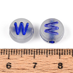 Светящиеся матовые акриловые бусины&nbsp;FACR-T008-02W