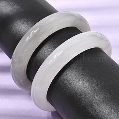 Bracelets en jade blanc naturel pour femmes&nbsp;BJEW-R296-07