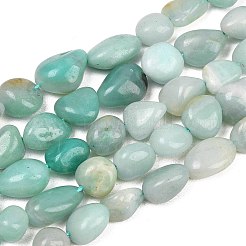 Natur amazonite Nuggets Perlen Stränge&nbsp;G-J335-31A