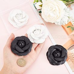 4 шт. 2 цвета искусственная кожа искусственные цветы украшения аксессуары&nbsp;FIND-CA0004-81