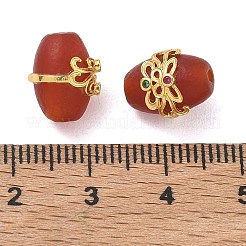 Ovale Perlen aus natürlichem Karneol&nbsp;GG-D002-04G