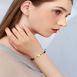 1 pz braccialetti in cordino di nylon regolabili per donne e uomini&nbsp;BJEW-LP0001-30X