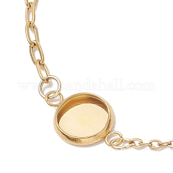 Изготовление браслета-скрепки из нержавеющей стали 304&nbsp;BJEW-JB13070-01